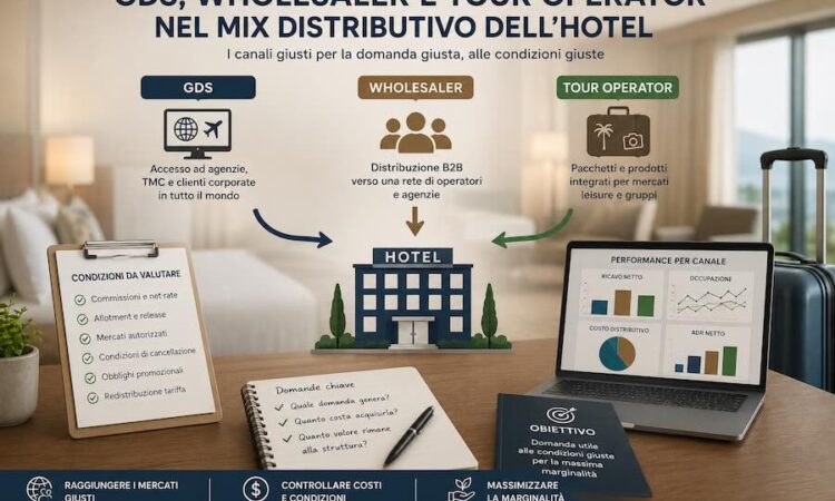 distribuzione hotel gds wholesaler tour operator