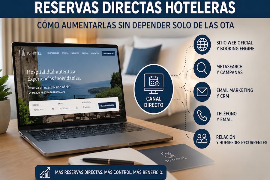 reservas directas hoteleras