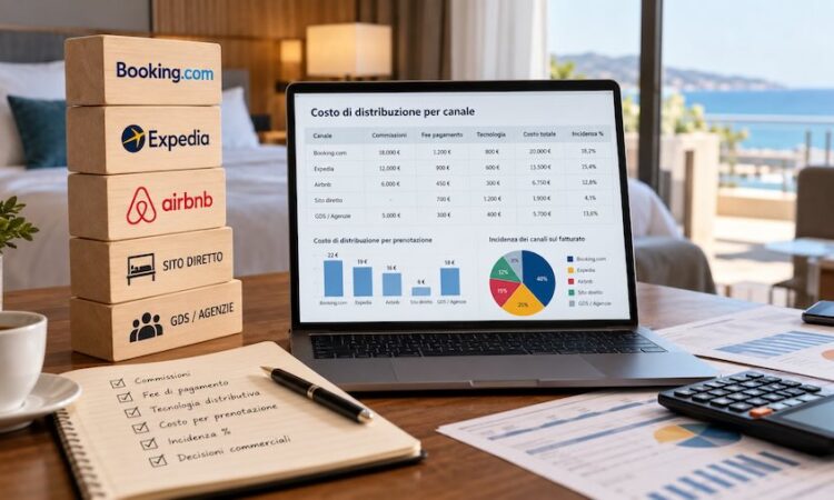 costo distribuzione hotel commissioni fee tecnologia canali
