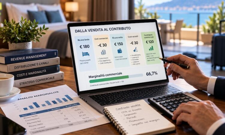 marginalita commerciale hotel ricavo netto contributo