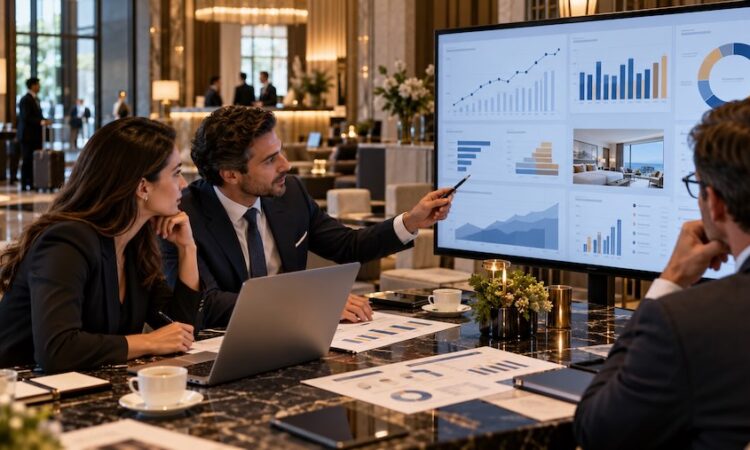 report commerciale hotel kpi settimanali